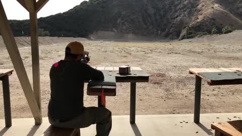 AR 15 shooting in Slow motion