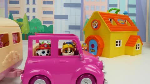 🔴Paw Patrol🔴 get a New House Toy Learning Video for Kids!