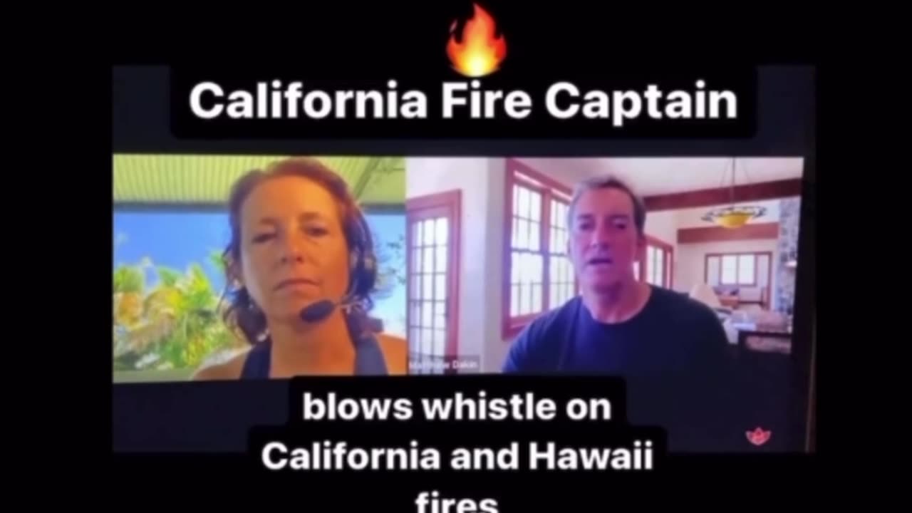 California Fire Captain explains the CA Paradise and Maui Fires as DEWS