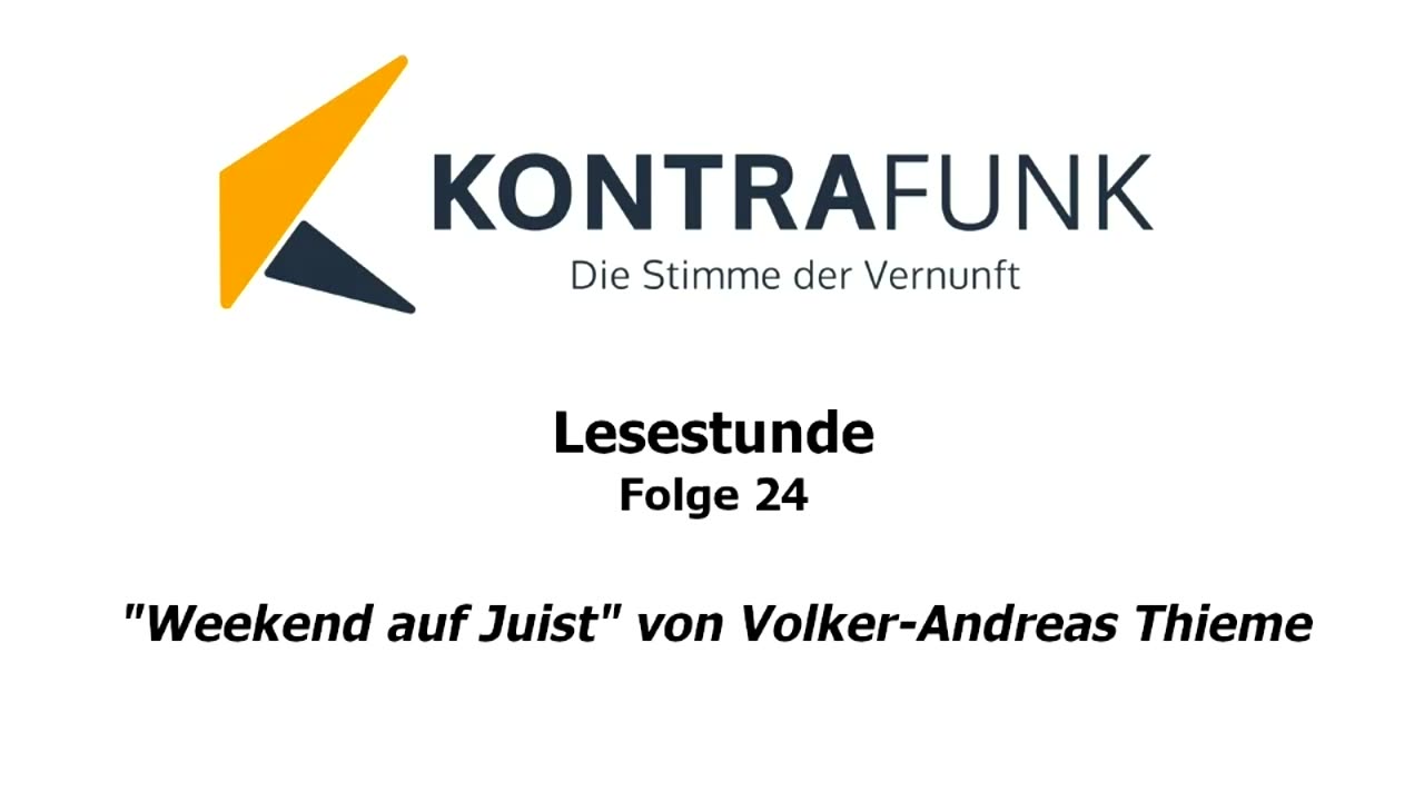 Lesestunde - Folge 24: „Weekend auf Juist“ von Volker-Andreas Thieme