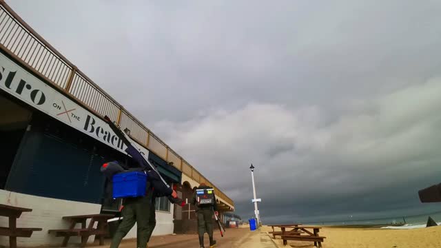 Handstand on Beach Balcony