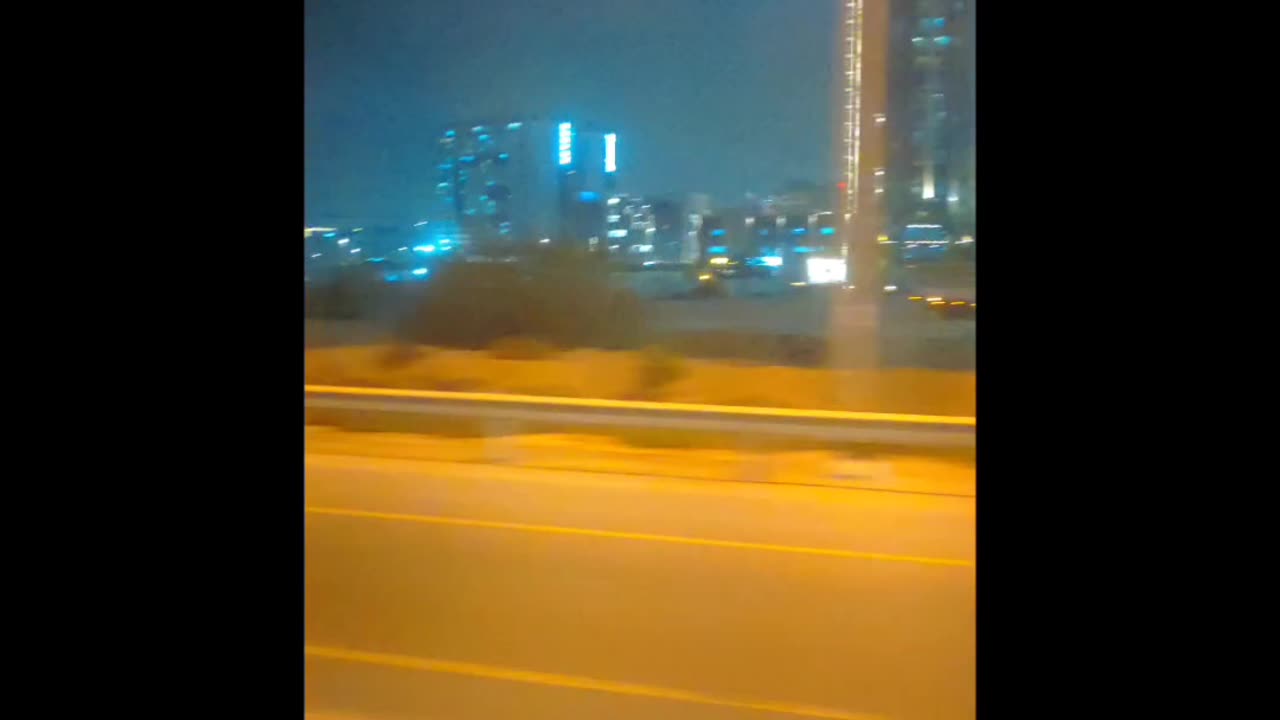 Dubai night view