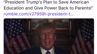 Trumps Plan to Save American Education and Give Power Back to Parents!