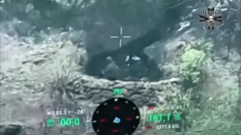 FPV Lands on a Ukrainian Position