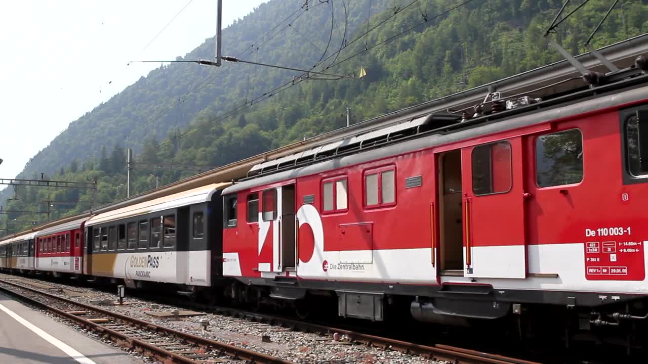 Swiss Rail at Interlaken Ost - 2013