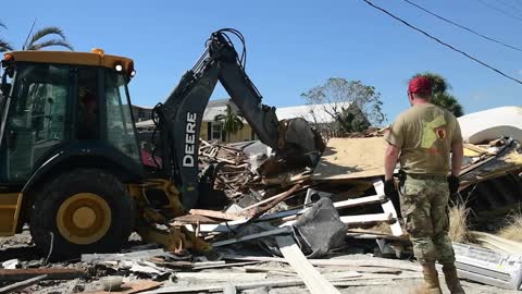 Hurricane Ian - 202nd RHS Response | Clear roads in Fort Myers Beach, Florida