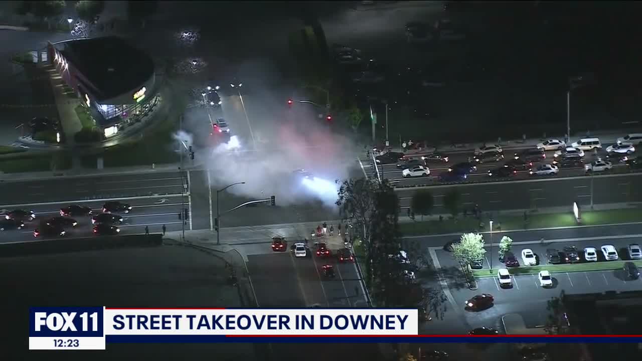 Street takeover in Downey doesn't go as planned