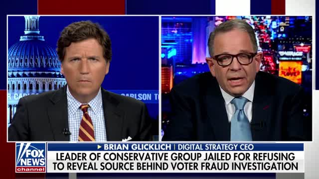 Tucker Carlson discusses how two leaders of the group "True the Vote" ended up in prison.