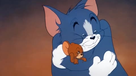 The Tom and jerry help each other/And live with each other with love And they play with each other.