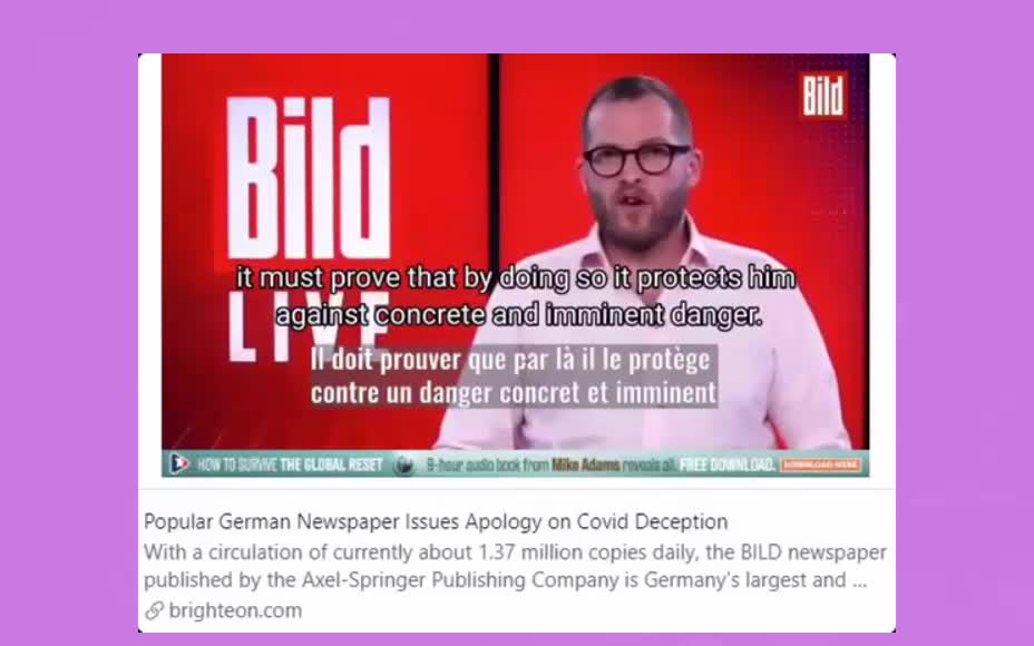 BILD apologises