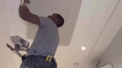 Patching ceiling Drywall