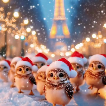 🎄✨ Christmas Fantasy with Adorable Animals! 🐾🎅