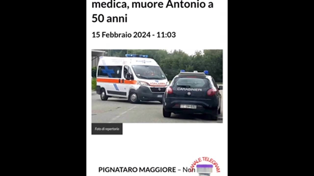 Malori improvvisi dal 13 al 15 febbraio 2024