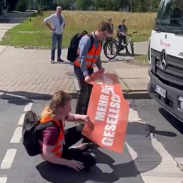 Climate protester run over by lorry in Germany