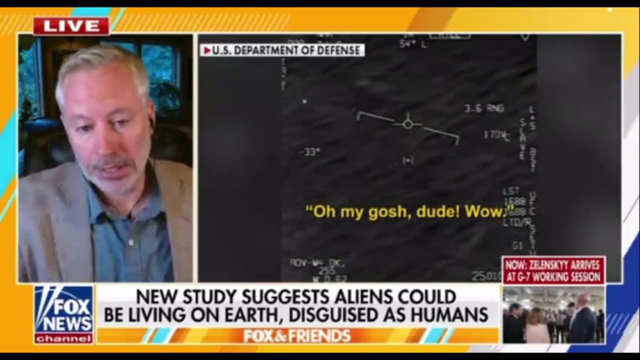 DEClas: 2024 Fox News Broadcast Postulates that "Extraterrestrials are Real" and "Live Among Us"