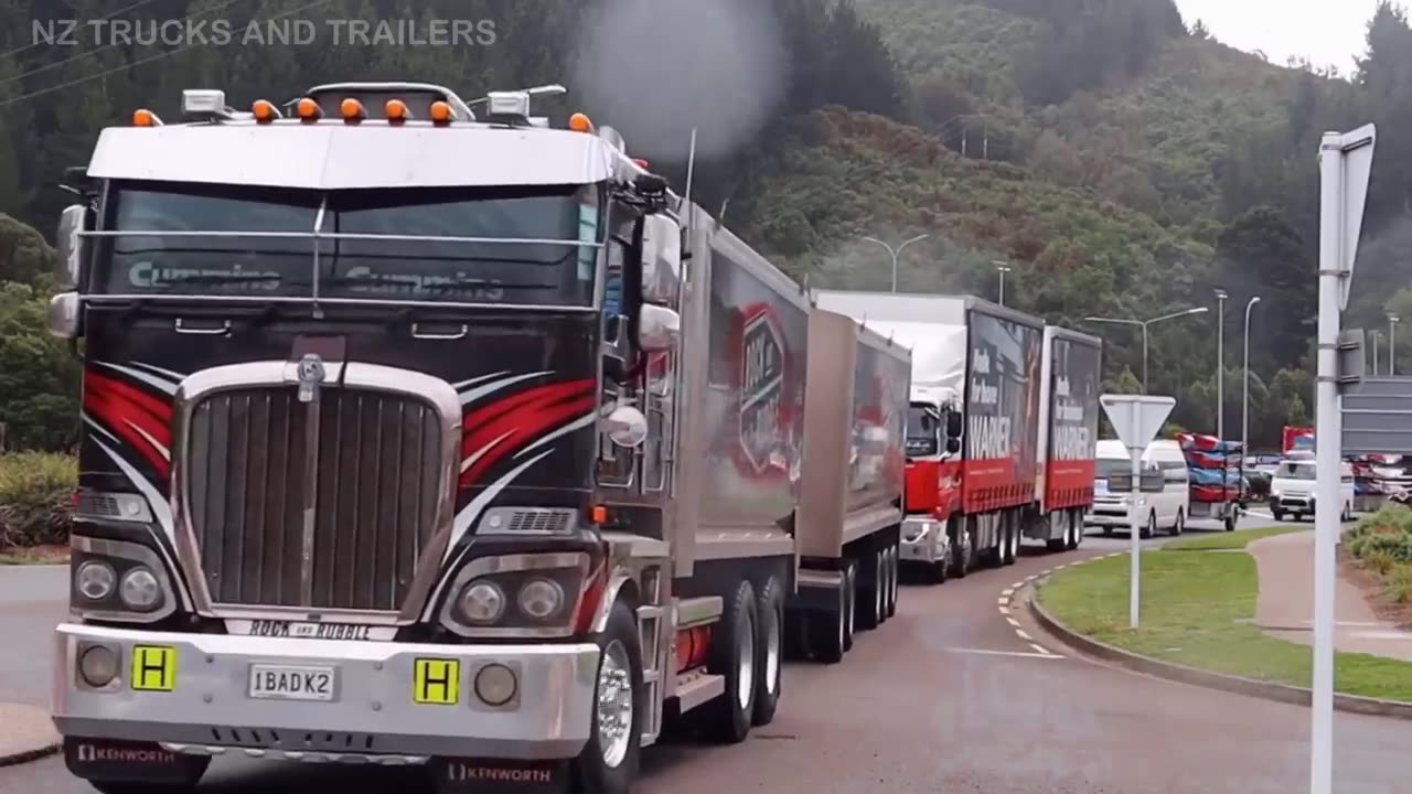 TRUCK SPOTTING _ BEST OF 2024 _ NZ TRUCKS AND TRAILERS