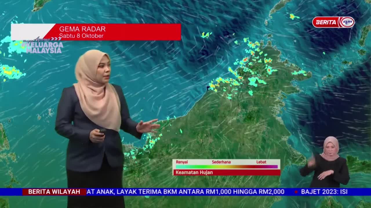 8 OKT 2022 -BERITA WILAYAH-MET MALAYSIA LAPORAN CUACA