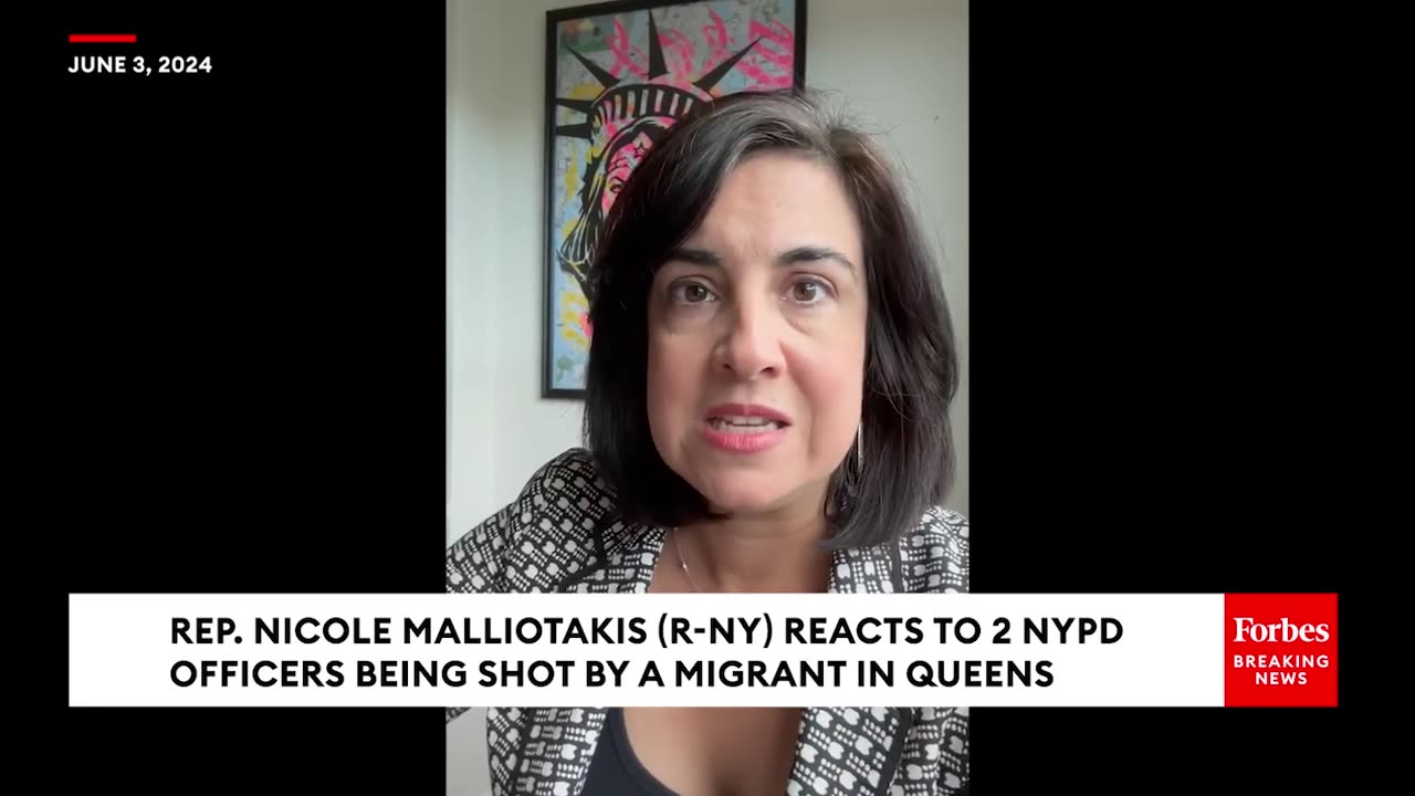 'It Is Outrageous'- Nicole Malliotakis Reacts To Two NYPD Officers Being Shot By A Migrant In Queens