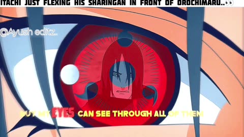 Itachi of the sharingan....🔥😈| For more content follow me