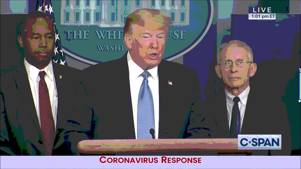 CoronaVirus COVID 19 Donald Trump Press Conference Save American Lives