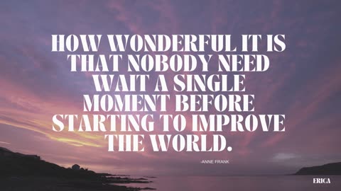 DAILY MOTIVATION 11: Improve the World | relaxing background, instrumental, chill, stress relief