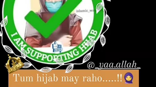 Tum hijab me raho Muslim status