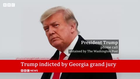 Donald Trump and 18 others charged in Georgia election inquiry