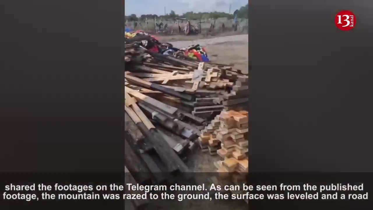 Graves of Wagner members killed in Ukraine dismantled in Russia - Footage shared by residents