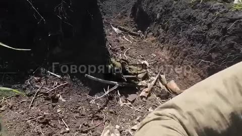 Ukrainian soldier was wounded during close fighting against Russian invaders