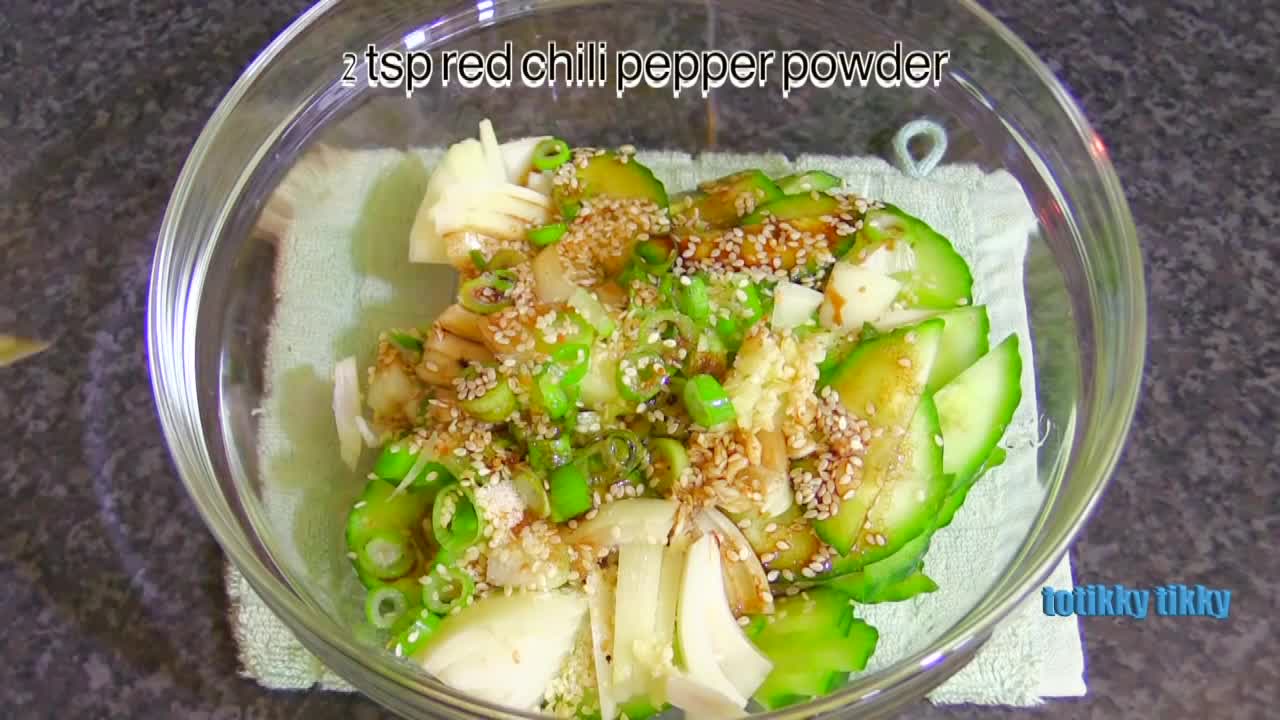 Quick and Easy Korean Cucumber Side Dish Recipe