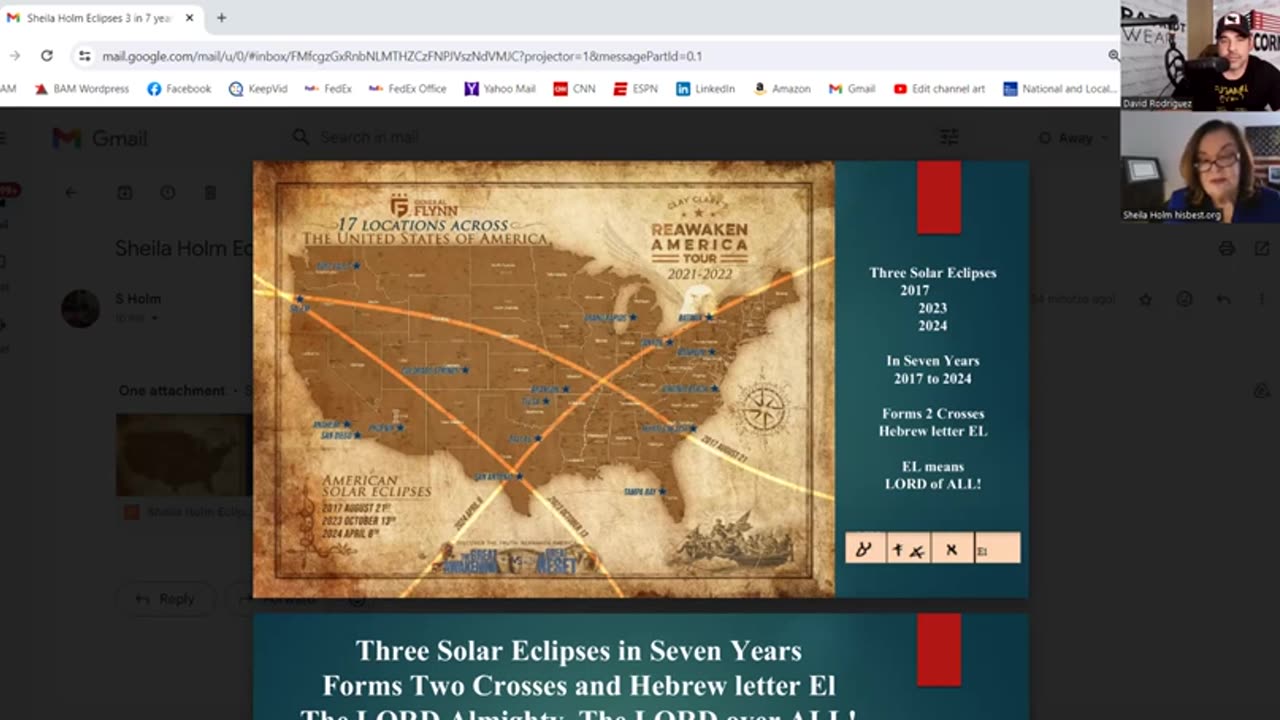 Nino Rodriguez -A Miracle To Happen In America? 3 Solar ECLIPSES That Are Biblical. Get Ready..