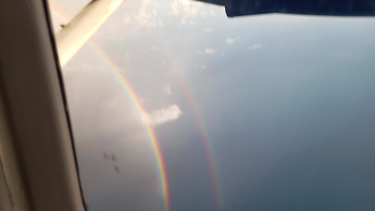 Rainbows over the Caribbean