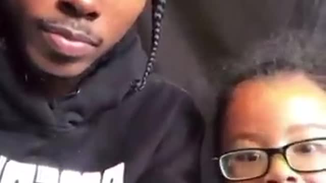 This father teaching his daughter to love all people.