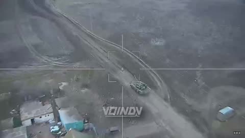 Lancet Drone Takes Out a Ukrainian Tank