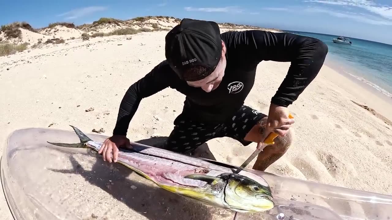 Catch And Cook In A Transparent Kayak