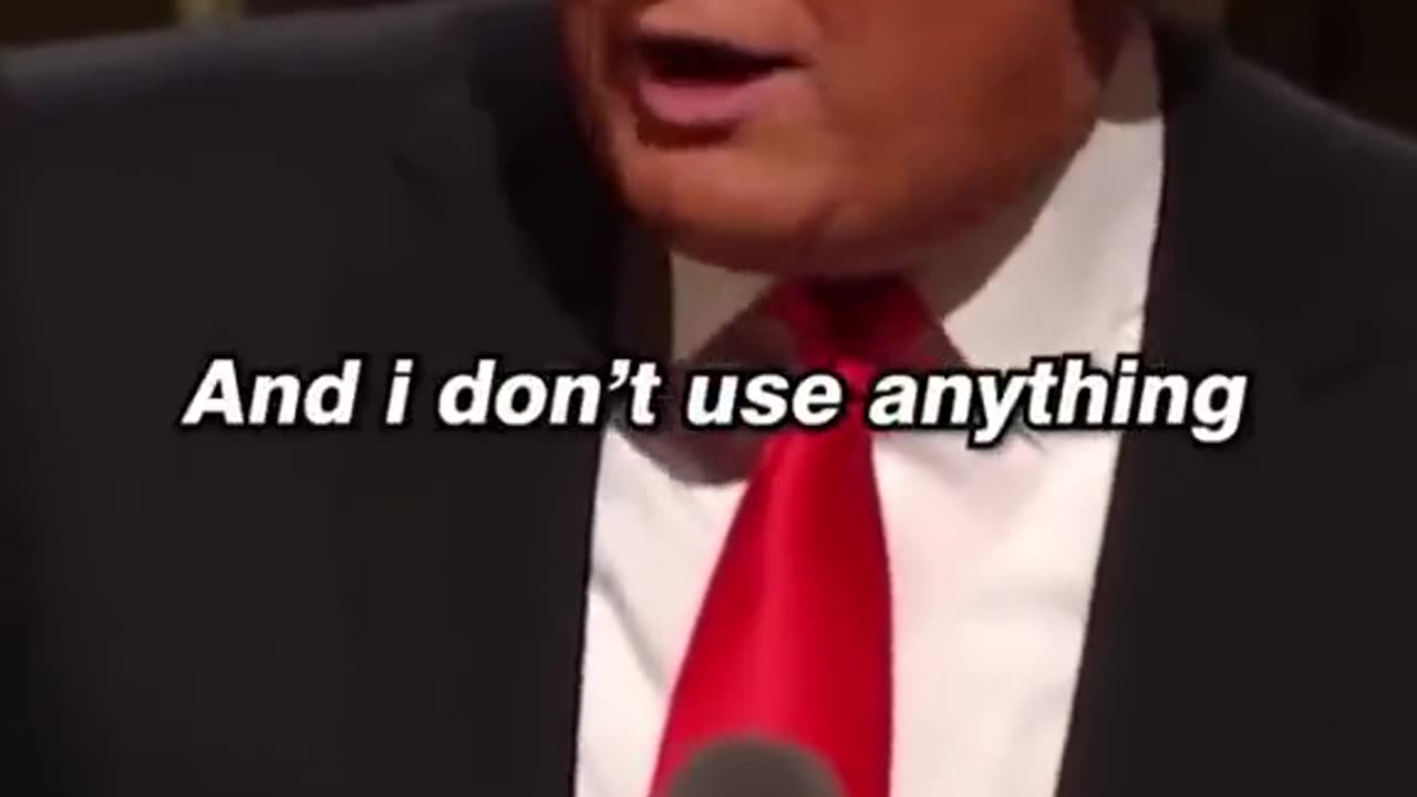 Trump giving good reply