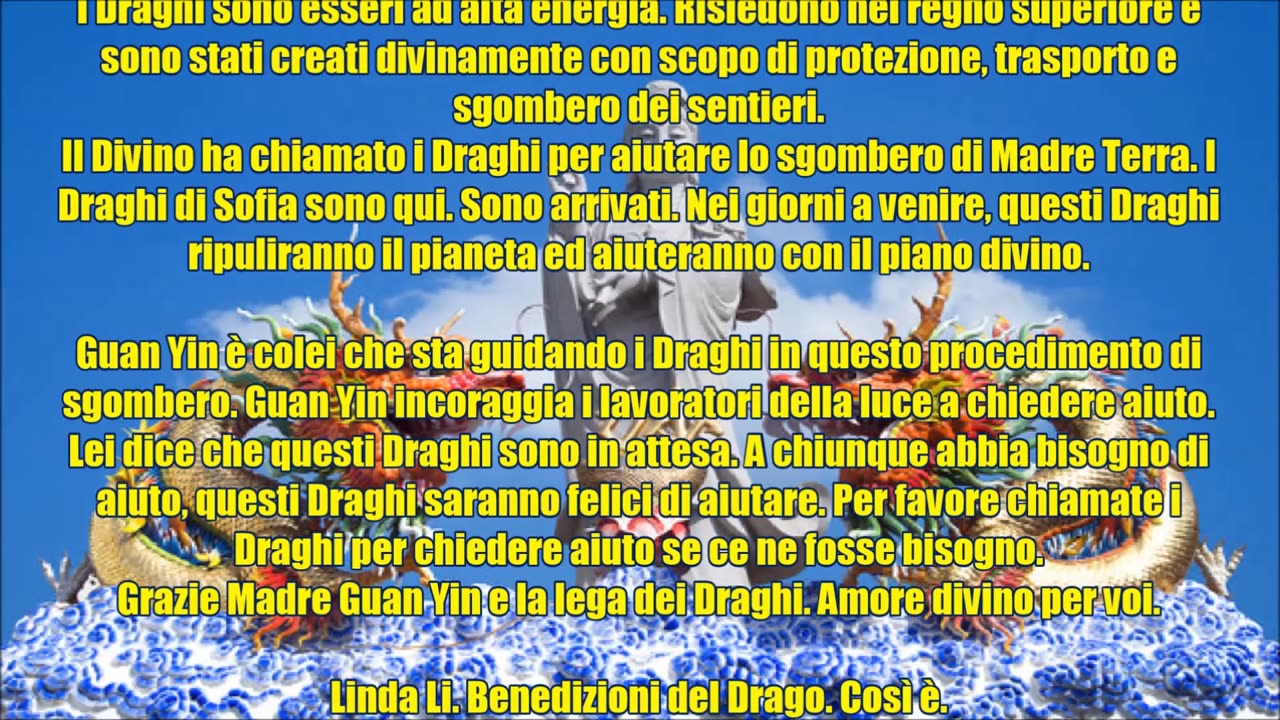 Linda Li. I Draghi sono esseri ad alta energia.