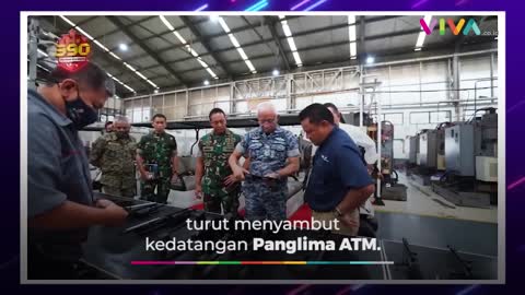 Jenderal Andika Pamer Senjata Pindad di Depan Panglima Militer Malaysia