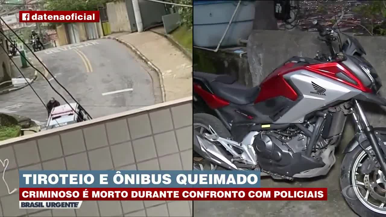 Tiroteio intenso e bandido morto