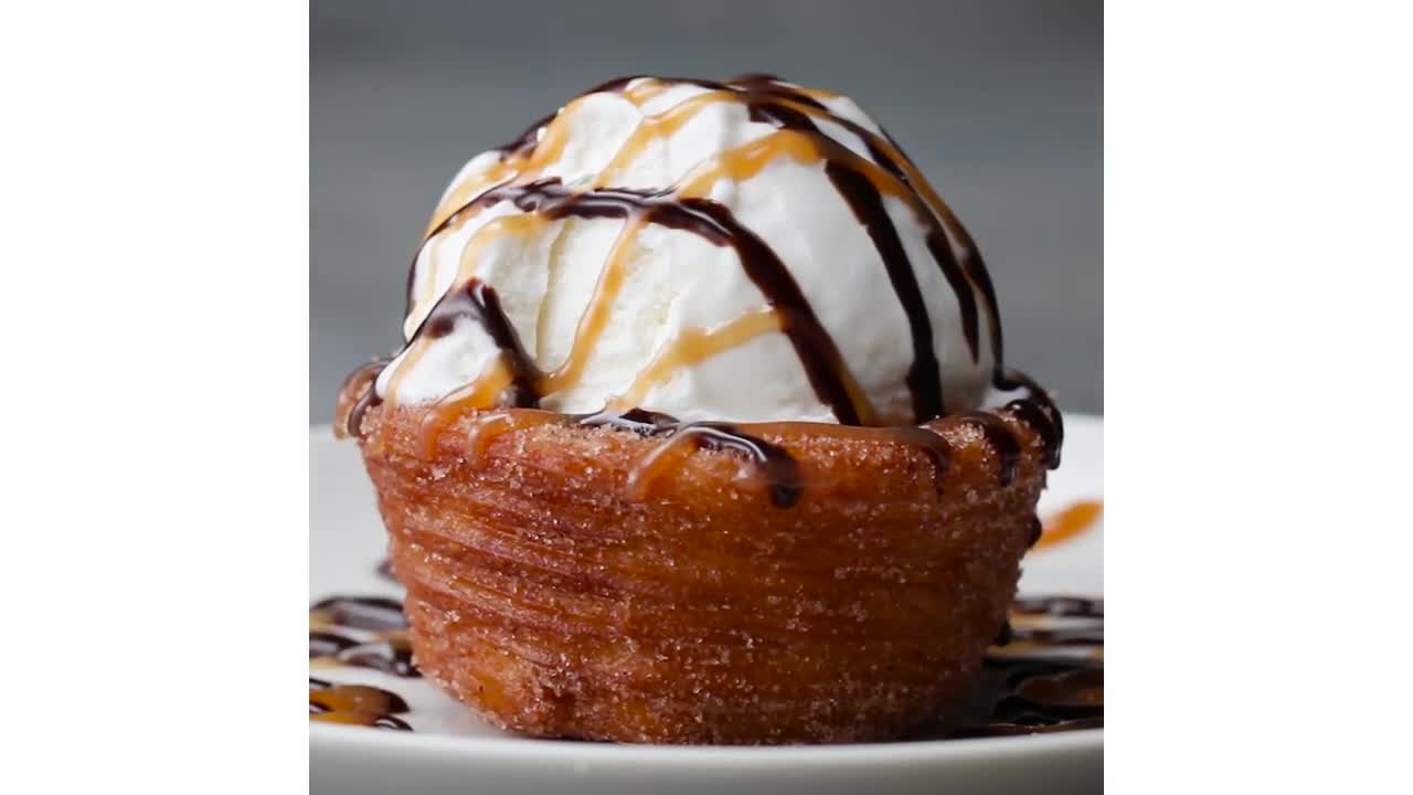 Churro Ice Cream Bowl