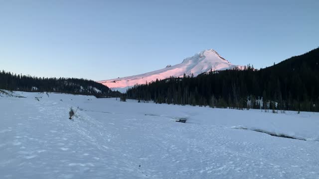 Lavender Shine on the Mountain – White River West Sno Park – Mount Hood – Oregon – 4K