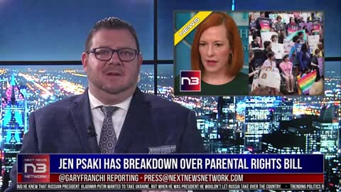 Woah! Jen Psaki Cries, Has Breakdown Over DeSantis’ Parental Rights Bill