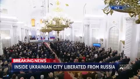 NBC News’ Richard Engel Gives Inside Look Into Newly Liberated City Of Kherson