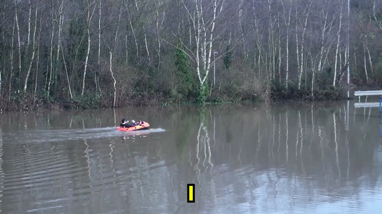 Surviving a Flood on a Raft *Storm Henk