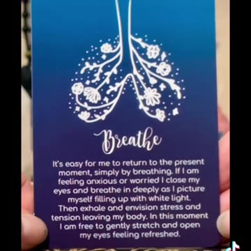 Stop Holding Your Breathe