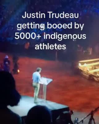 The indigenous athletes are not impressed withTrudeau.