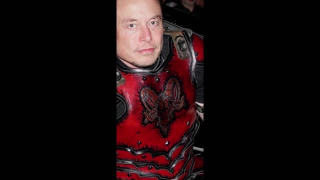 Elon Musk Baphomet Satanic Halloween Costume