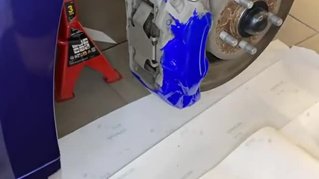 Is it beautiful? Modified blue calipers