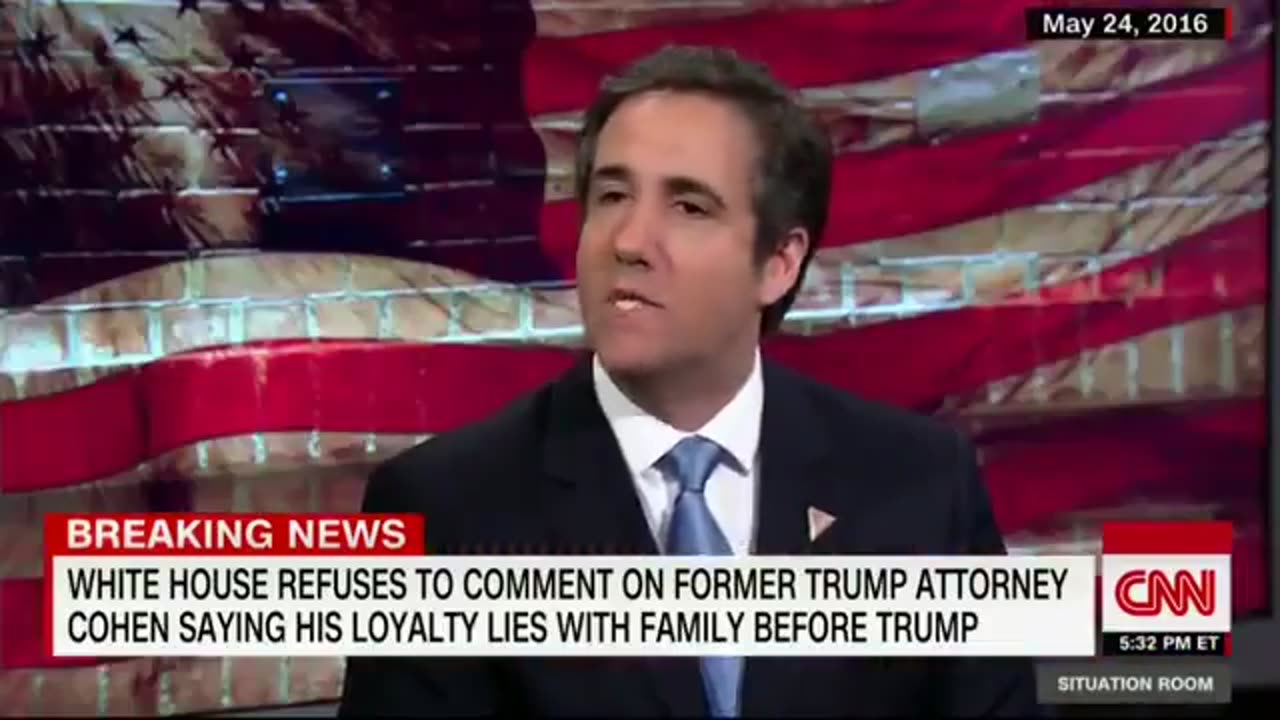 Michael Cohen praising Trump