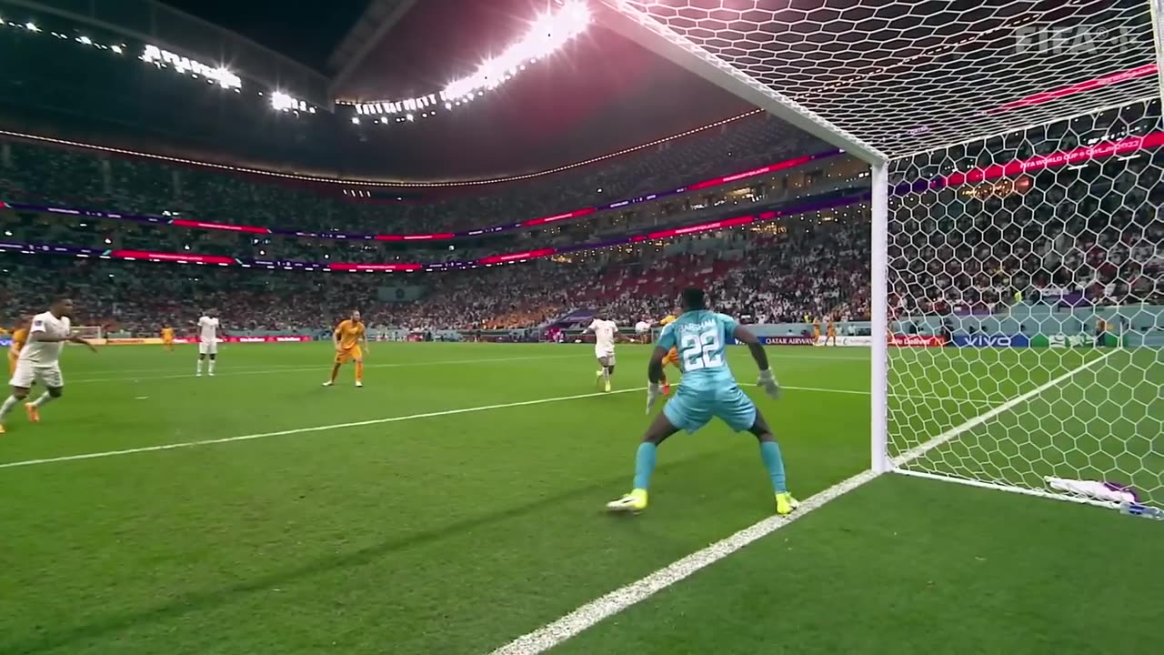 Gakpo strikes again | Netherlands v Qatar | FIFA World Cup Qatar 2022